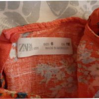 Красива народна блузка - Зара, снимка 3 - Детски Блузи и туники - 37596323