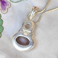 Уникален Сребърен Марков Vintage Медальон SAJEN Jewelry от Остров Бали, снимка 3 - Колиета, медальони, синджири - 42572964