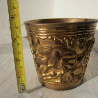 С бикове -  Стара чаша с двойно дъно от мед, метал, съд, снимка 9 - Други ценни предмети - 31111263
