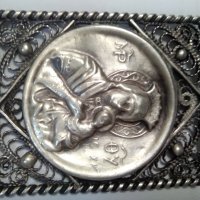 Сребърен масивен медальон Промо Цена 95, снимка 2 - Колиета, медальони, синджири - 37917059