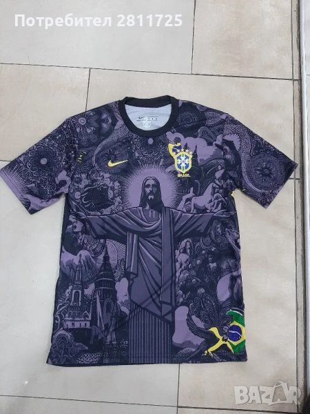 Тениска Бразилия- Исус, снимка 1