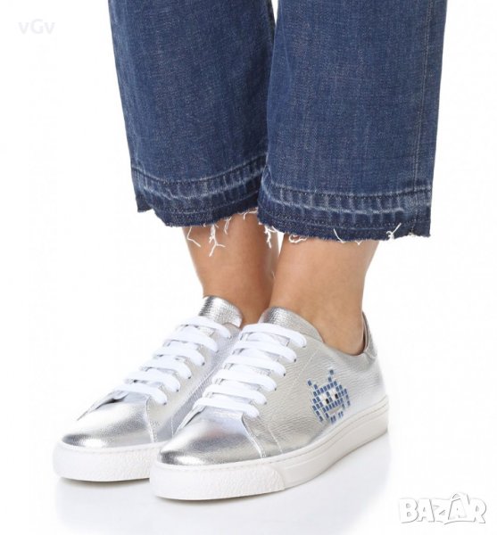 Дамски кожени кецове Anya Hindmarch  Space Invader - 38/39, снимка 1