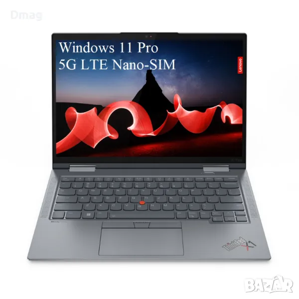 14” тъч ThinkPad X1 Yoga / i5-1345u / 32GB / 2TB SSD / 5G LTE, снимка 1