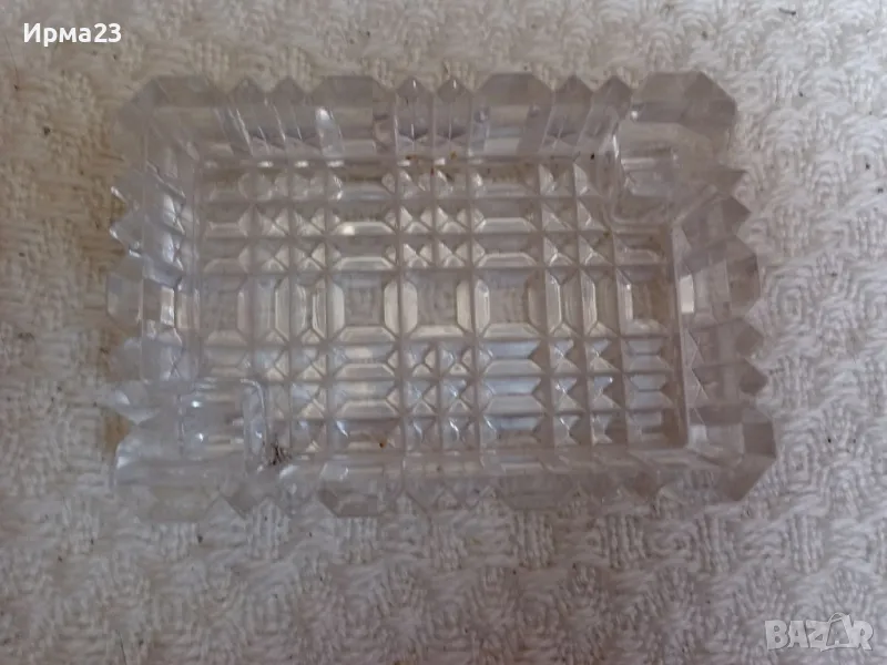 Кристален пепелник, снимка 1