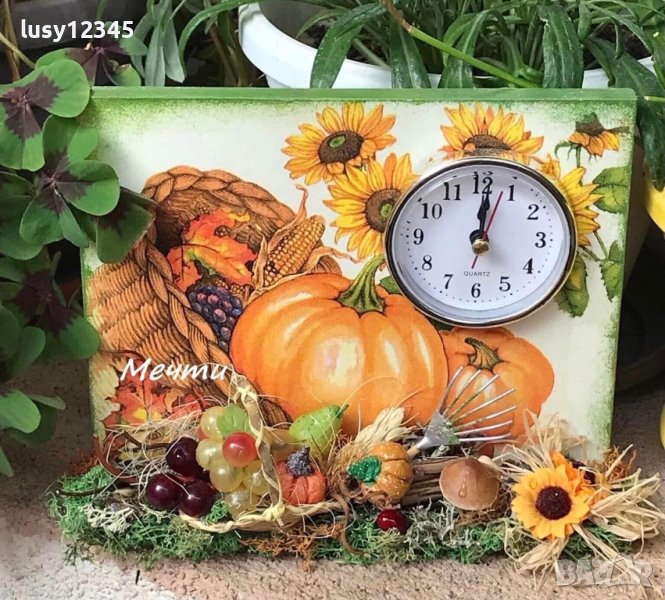 Настолен часовник-Благодатна есен!, снимка 1