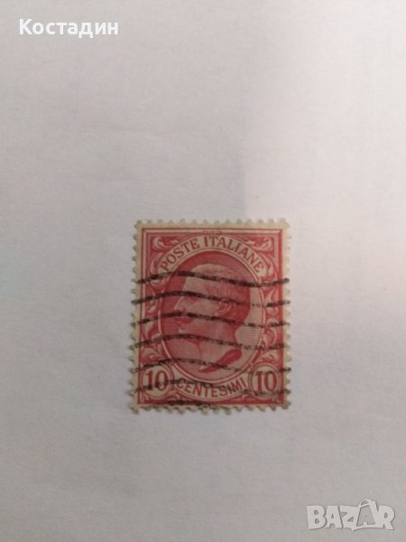Пощенска марка - Италия 1906 - 10 centisimi, снимка 1