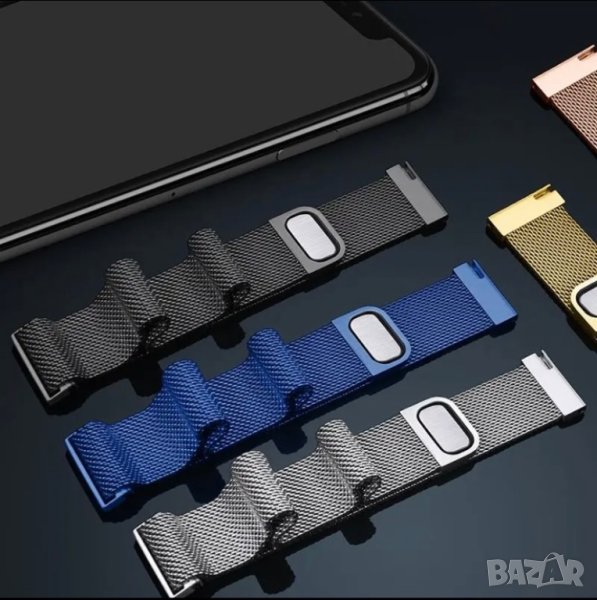 Черни,сиви, златисти и розови магнитни каишки за Huawei watch,Samsung,Amazfit...., снимка 1