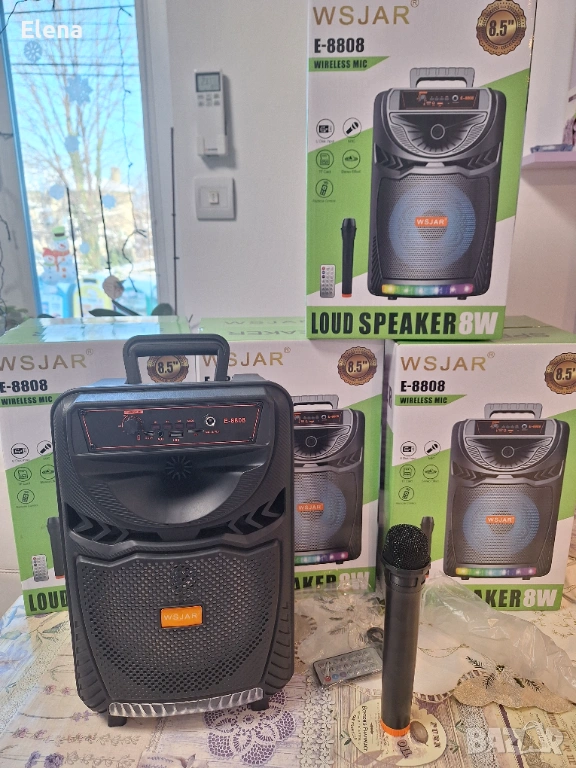 Нови bluetooth колони за караоке , снимка 1