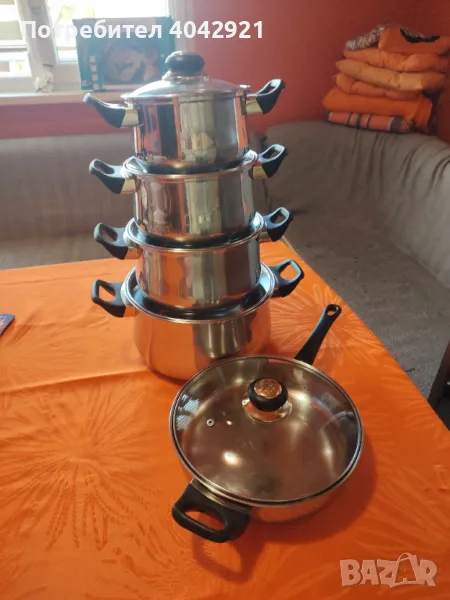 Комплект тенджери и тиган, снимка 1