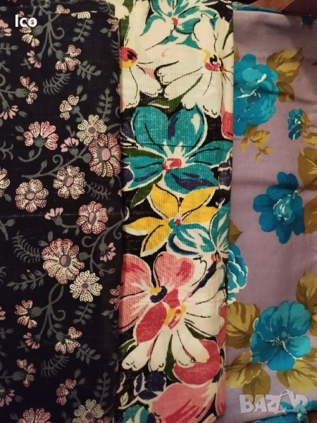 Стари платове на цветя,нови, снимка 1