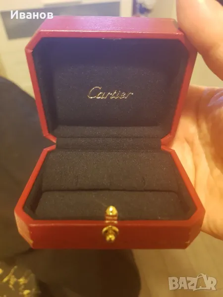 CARTIER КУТИЯ ЗА БИЖУТА ПРЪСТЕН, снимка 1
