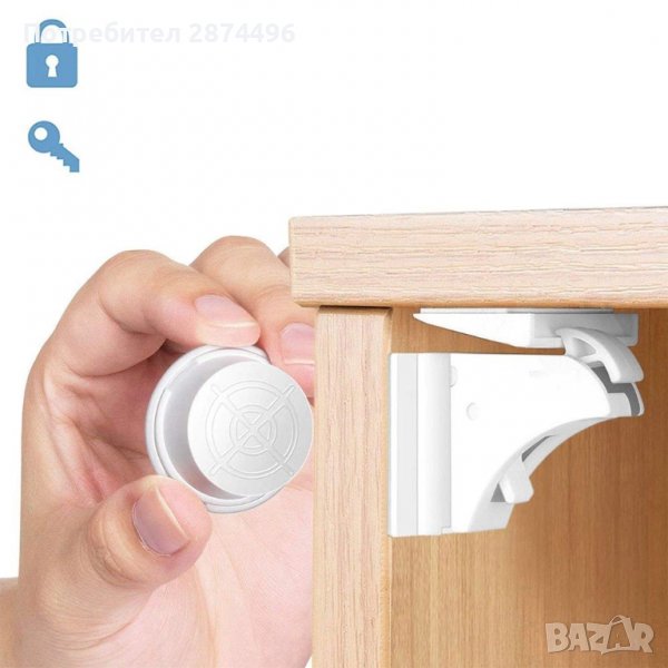 3314 Система за магнитно заключване на шкафове , снимка 1