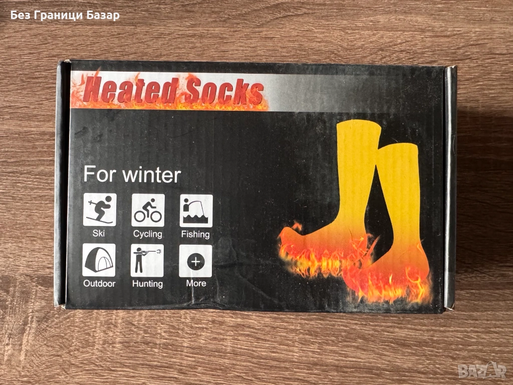 Нови отопляеми Подгряващи чорапи USB 5V за студено време и активности на открито, снимка 1