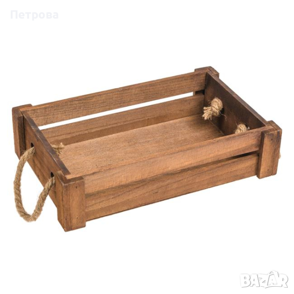 Декоративна щайга-31х19.5х7.5 см./декоративна дървена щайга, снимка 1