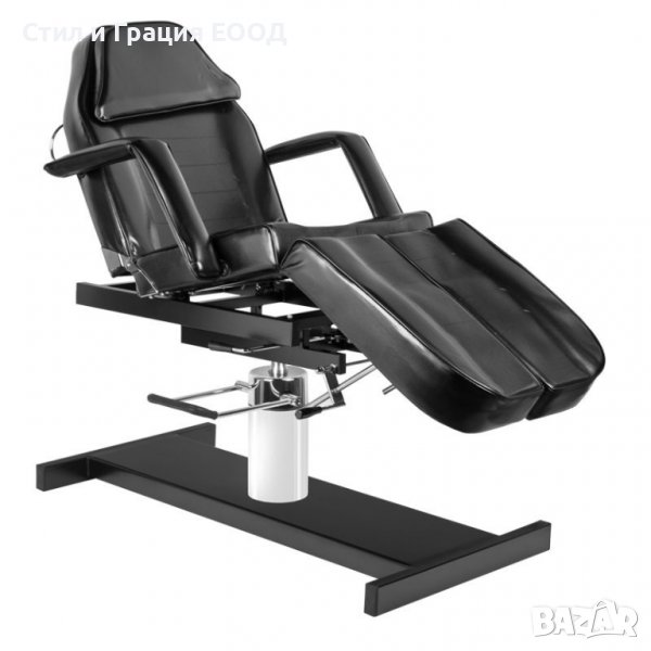 Стол за педикюр A 210C - черен/бял, снимка 1