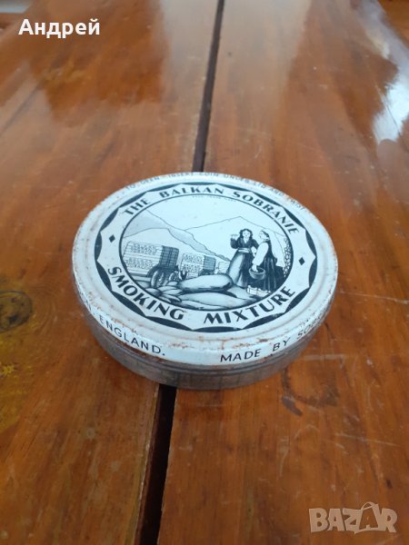 Стара кутия от тютюн The Balkan Sobranie, снимка 1