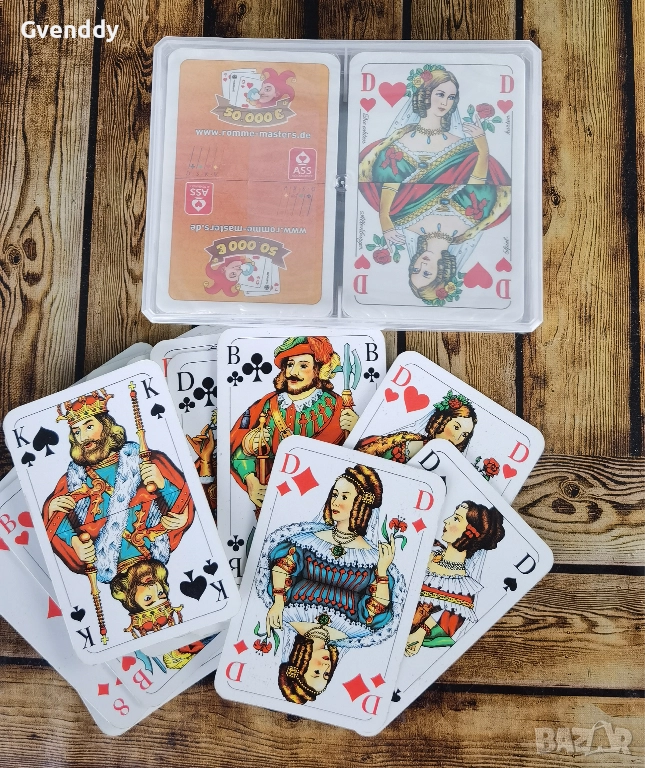 Карти за игра, произведени в Германия, снимка 1