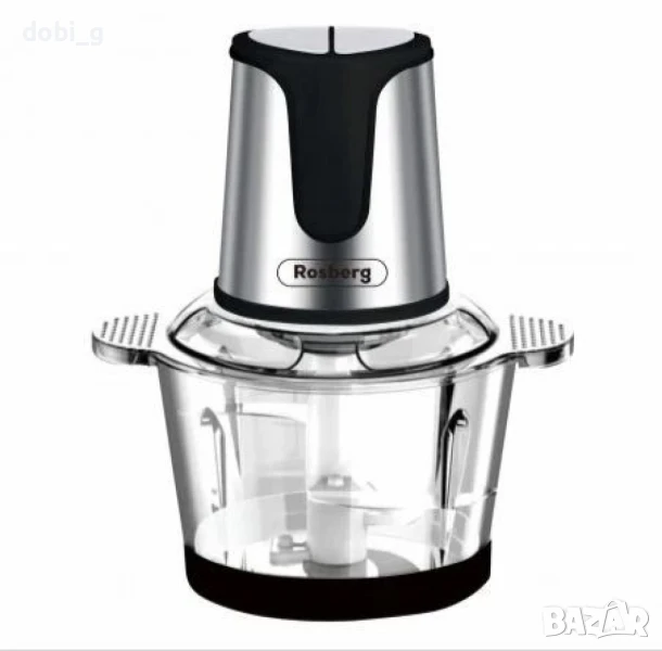 Чопър,със стъклена купа, 2л, снимка 1