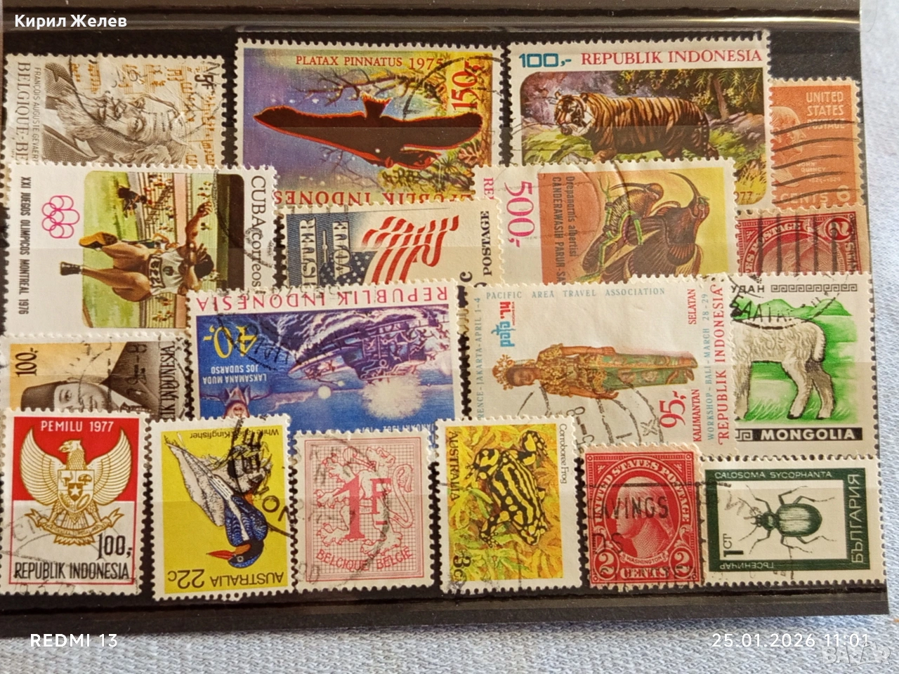 Стари пощенски марки от цял свят смесени ЖИВОТНИ,СПОРТ,КОСМОС за КОЛЕКЦИЯ 52008, снимка 1