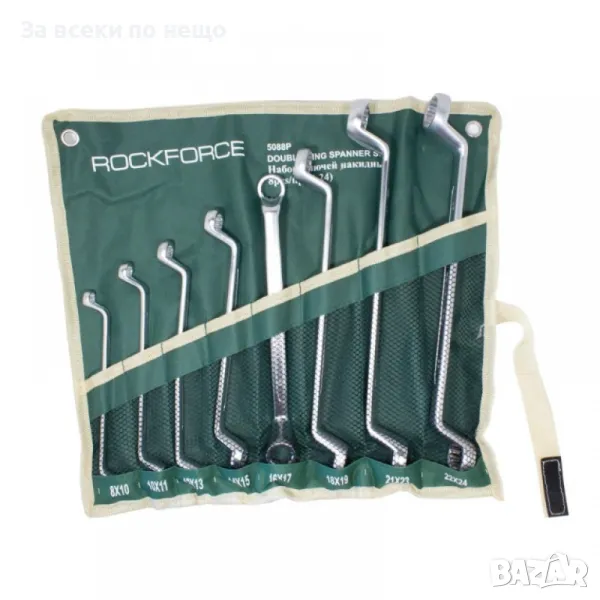 Комплект звездогаечни ключове лули 8 – 24 мм 8 части RockForce, снимка 1