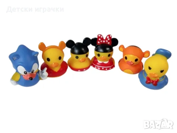 Гумени животни за баня със звук , снимка 1