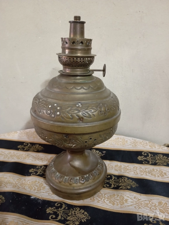 Стара газова лампа, снимка 1