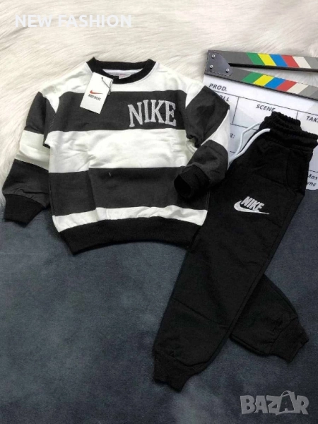 Детски Памучен Комплект - лого Бродирано ✨ Nike , снимка 1