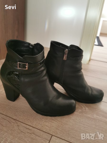 Боти естествена кожа 37 номер от Турция Деримод , снимка 1