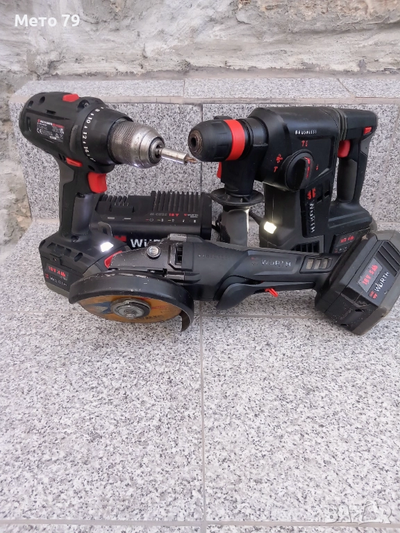 Wurth SET-3 Винтоверт,Перфоратор,Ъглошлайф , снимка 1