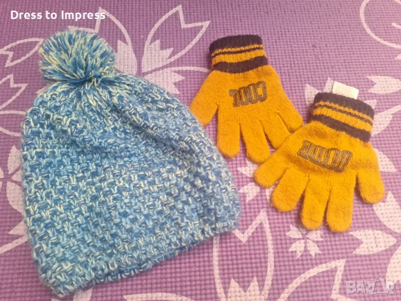 Детска шапка 110 и подарък, снимка 1
