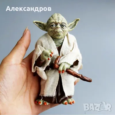 Учителя Йода в отлична форма и облекло подходяща за подарък фигурка , снимка 1