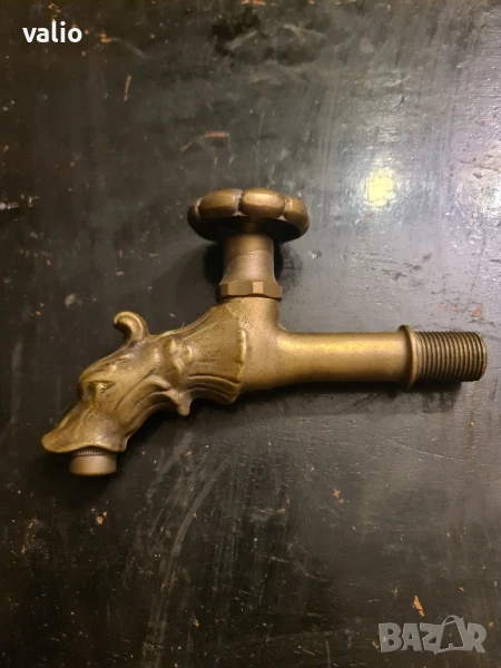 Бронзова чешма кран, снимка 1