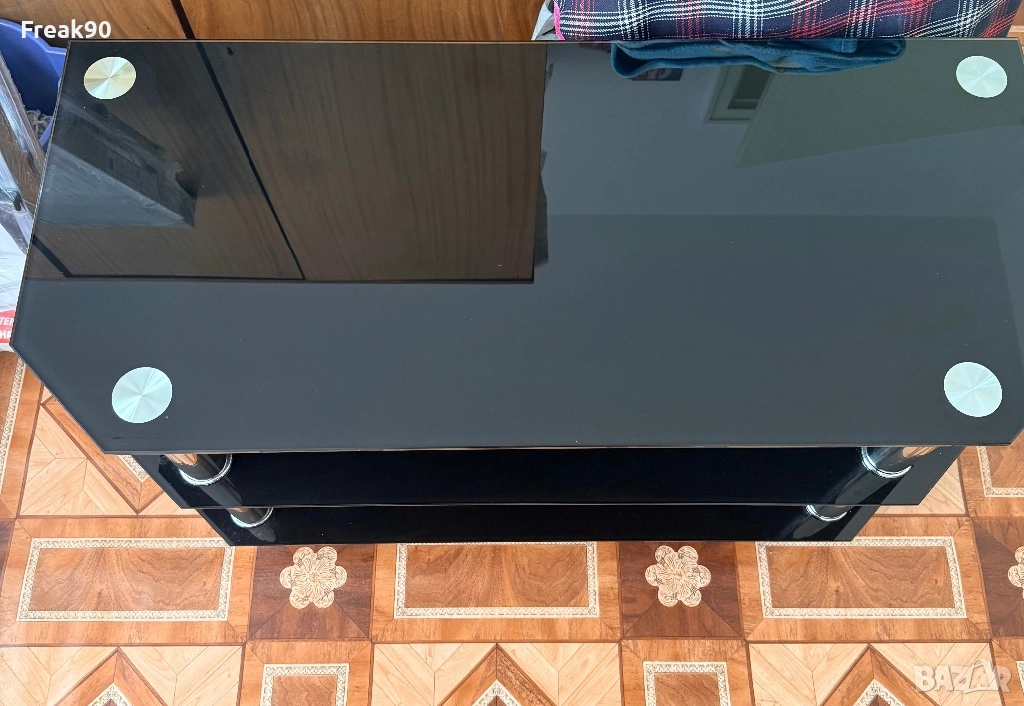 Стъклен скрийн за телевизор и домашно кино, снимка 1