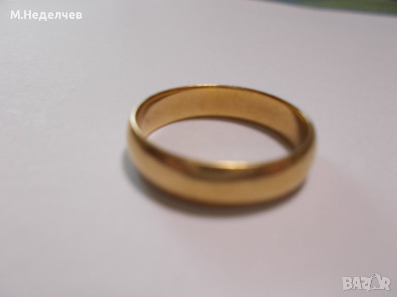 Златна дамска халка, снимка 1