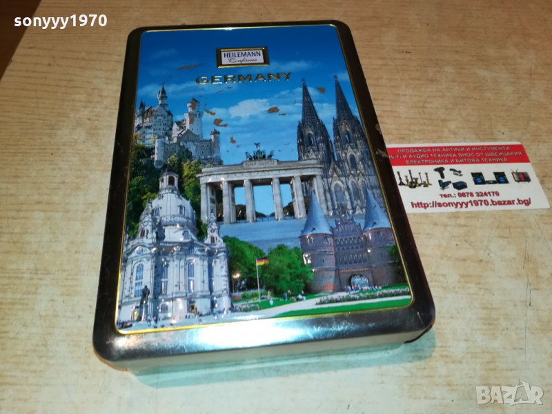 GERMANY-МЕТАЛНА КУТИЯ С КАПАК 2609212050, снимка 1