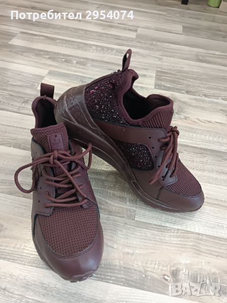 нови дамски обувки в цвят бордо 41номер 25лв, снимка 1
