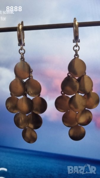 Красиви висящи сребърни обеци 8.93 грама, снимка 1