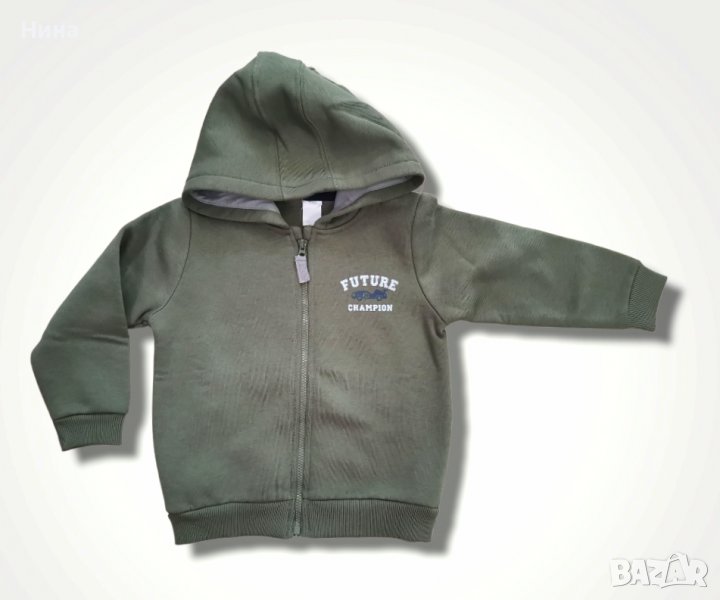 Бебе суичър в зелено вата 🔥, снимка 1