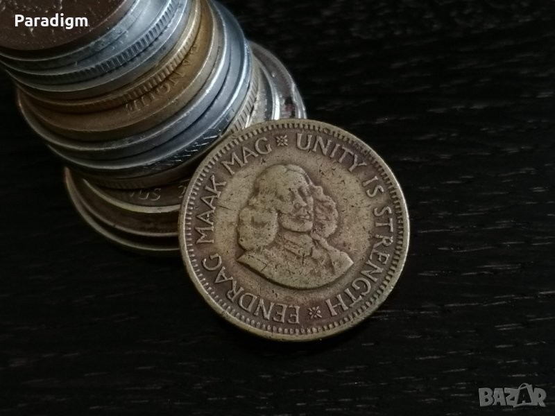 Монета - Южна Африка - 1/2 (половин) цент | 1961г., снимка 1