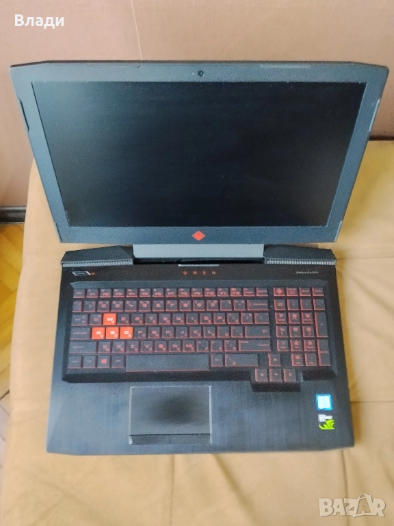 HP OMEN i7-7700HQ/Nvidia GTX 1050 Ti-4GB/16GB RAM/ново SSD 256TB+1TB HDD/нова батерия , снимка 1