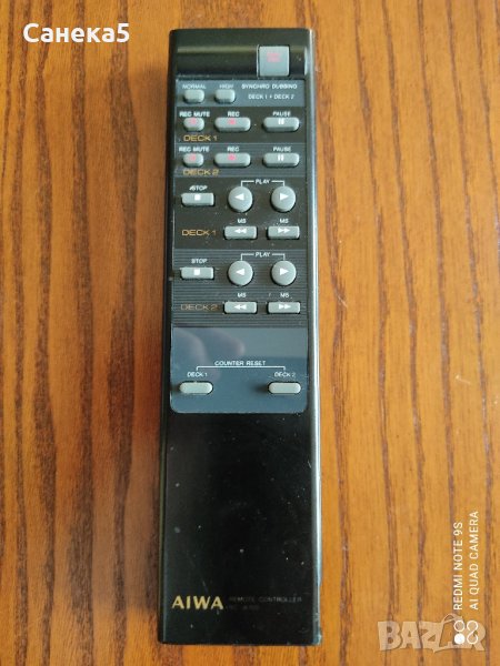 AIWA REMOTE CONTROL TRANSMITTER AIWA AD-WX, снимка 1