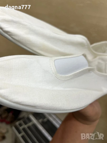 Бели балеринки / спортни пантофи, размер 44, снимка 1