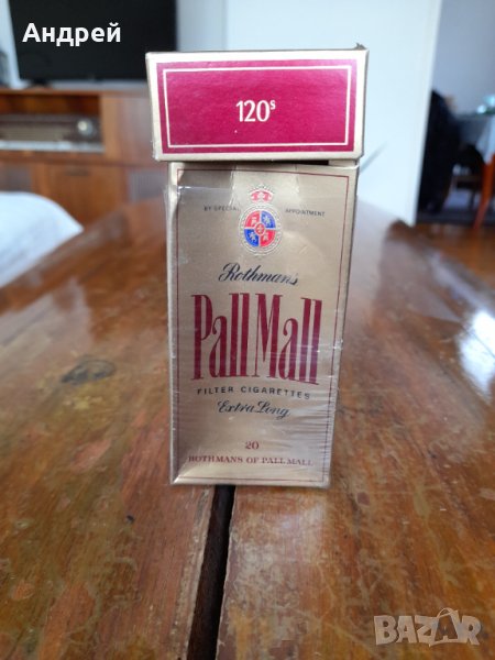Стара кутия от цигари Pall Mall, снимка 1