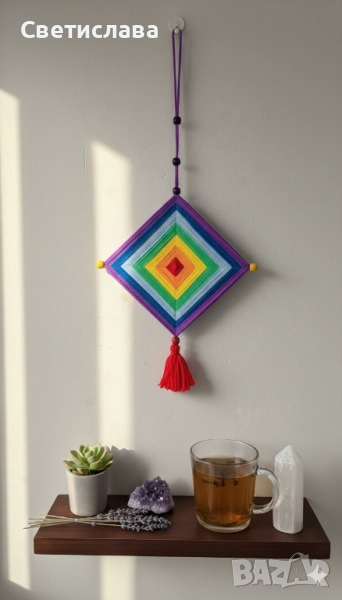 Мандала, ръчна изработка, панно, снимка 1