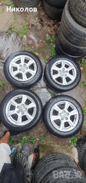 5/112/16 audi a4 b8 оригинални джанти с гуми michelin, снимка 1