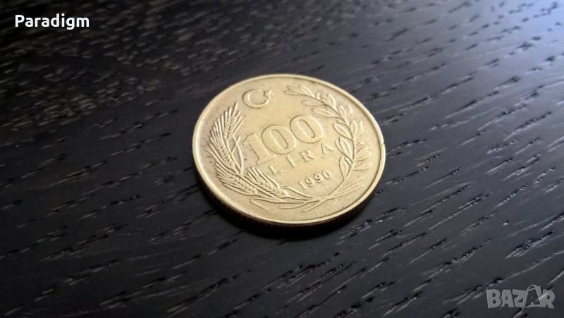 Монета - Турция - 100 лири | 1990г., снимка 1