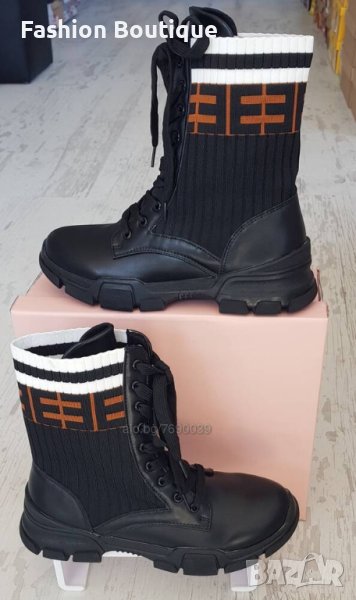 Дамски боти- чорап, снимка 1