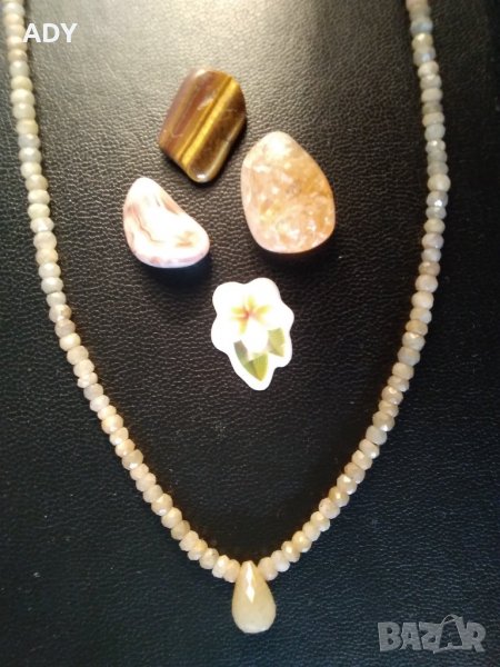  КОЛИЕ С ЕСТЕСТВЕНИ ФАСЕТИРАНИ САПФИРИ - 44 см-ПРОМОЦИЯ, снимка 1