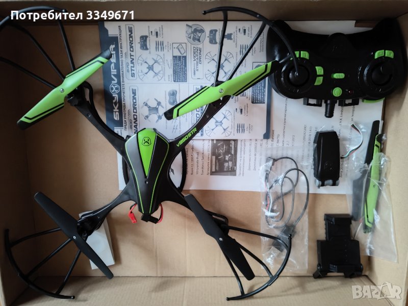 SKY VIPER - Дрон с камера Video Streaming V950ST и радио контрол 1526, снимка 1