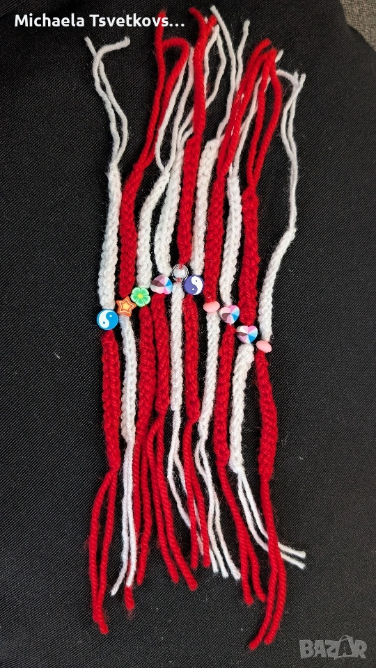 Мартеници ръчно плетиво , снимка 1